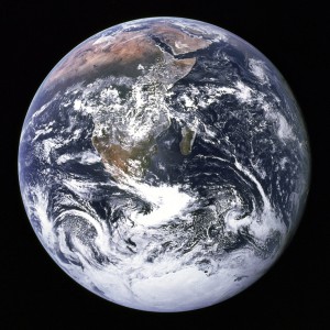 NASA image of Earth from outer space.